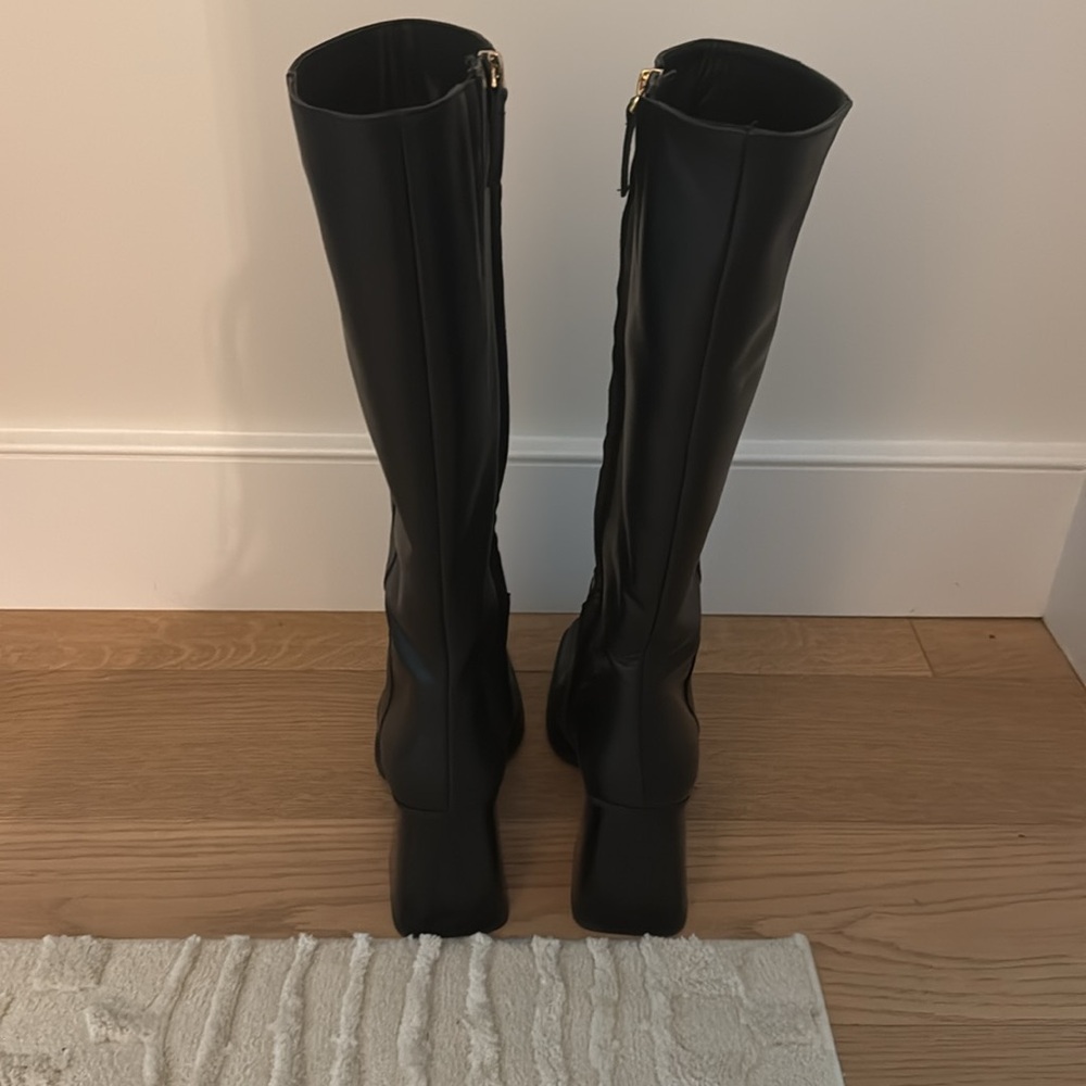 Feners black leather boots - Picture 2 of 5